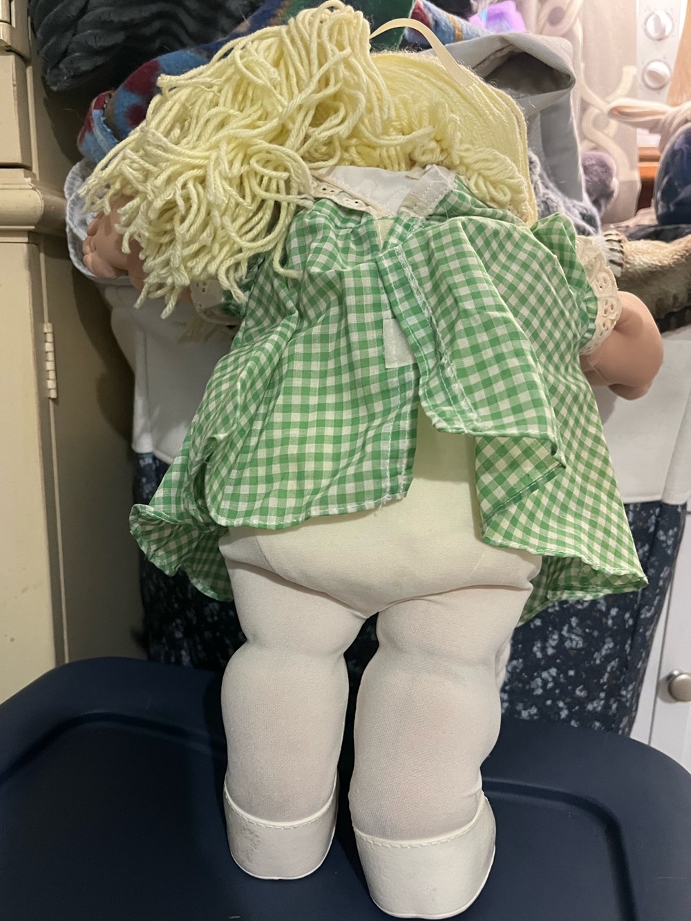 Cabbage Patch Kids 1985 Head Mold #8 w/ Left Dimple and Larger Ears for Glasses - Picture 3 of 3
